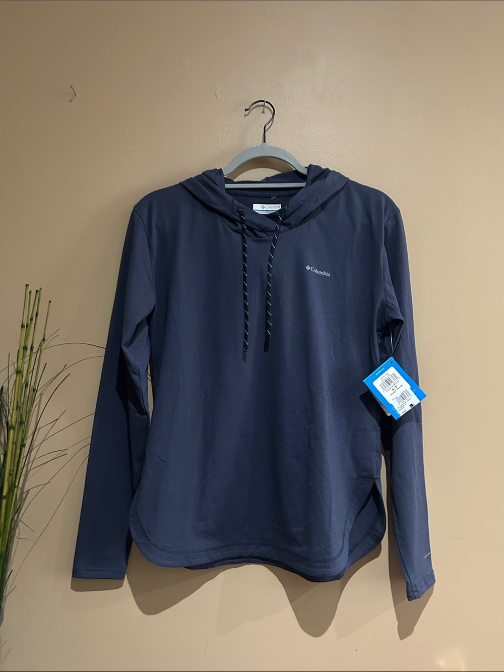 Columbia Navy Hoodie with Logo
